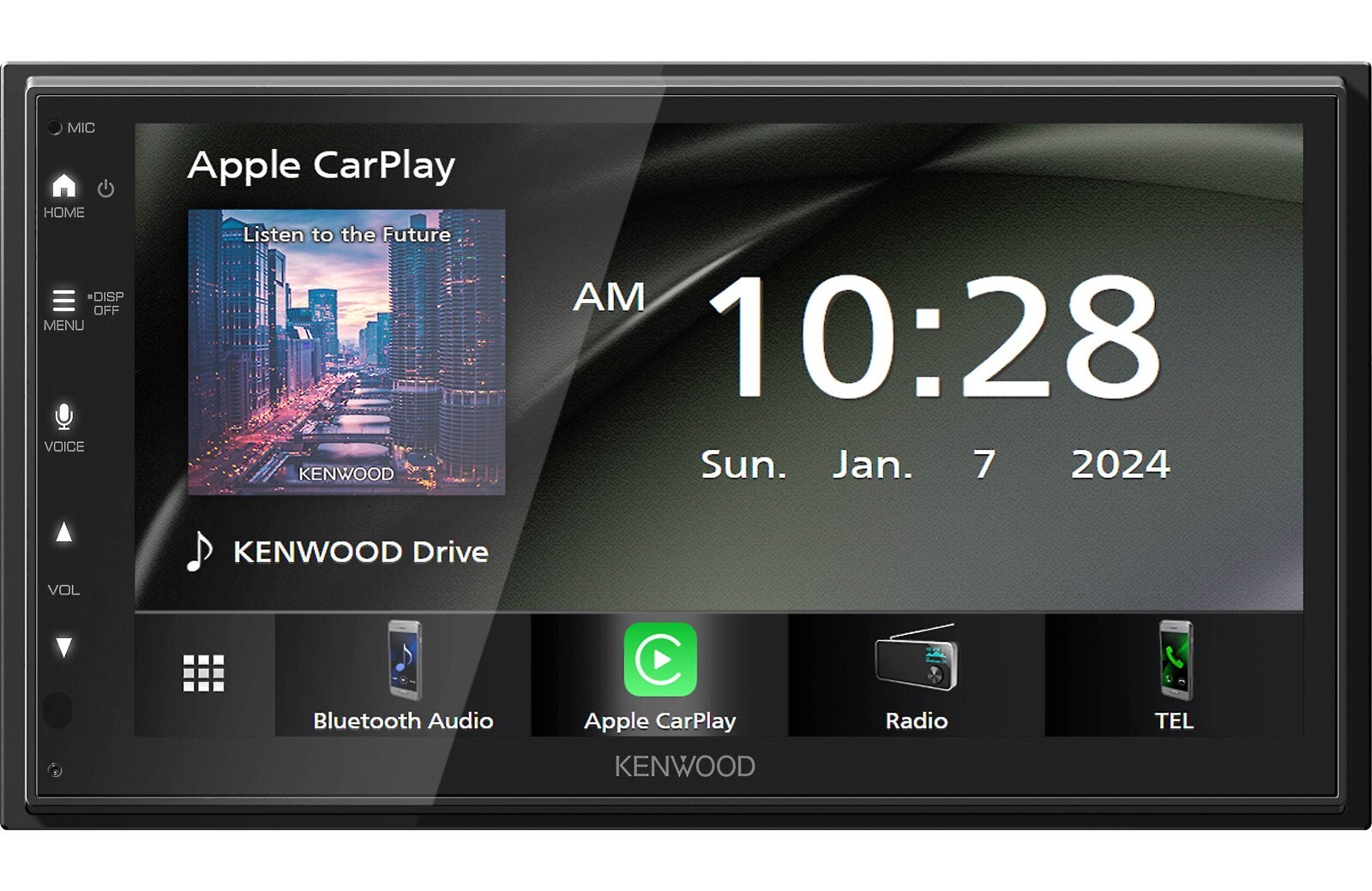 KENWOOD DMX40S Car Stereo, Apple CarPlay, Android Auto, CMOS-230LP Backup Camera