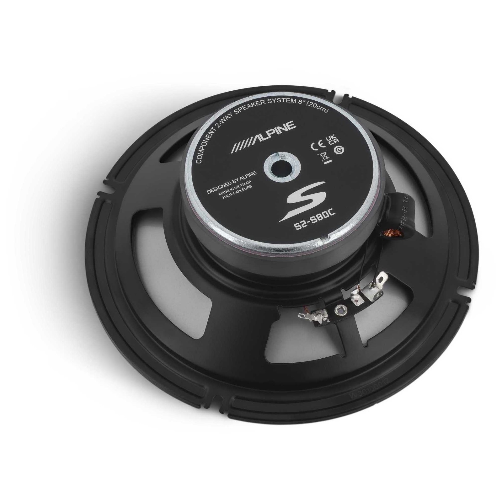 Alpine UTE-73BT Receiver & S2-S80C 8″ Speakers – Bluetooth, Digital Media Pair