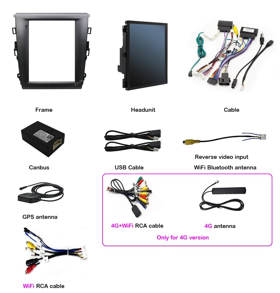 9.7” Android 14 Stereo Radio Navi GPS Player For Ford Fusion / Mondeo 2013-2020