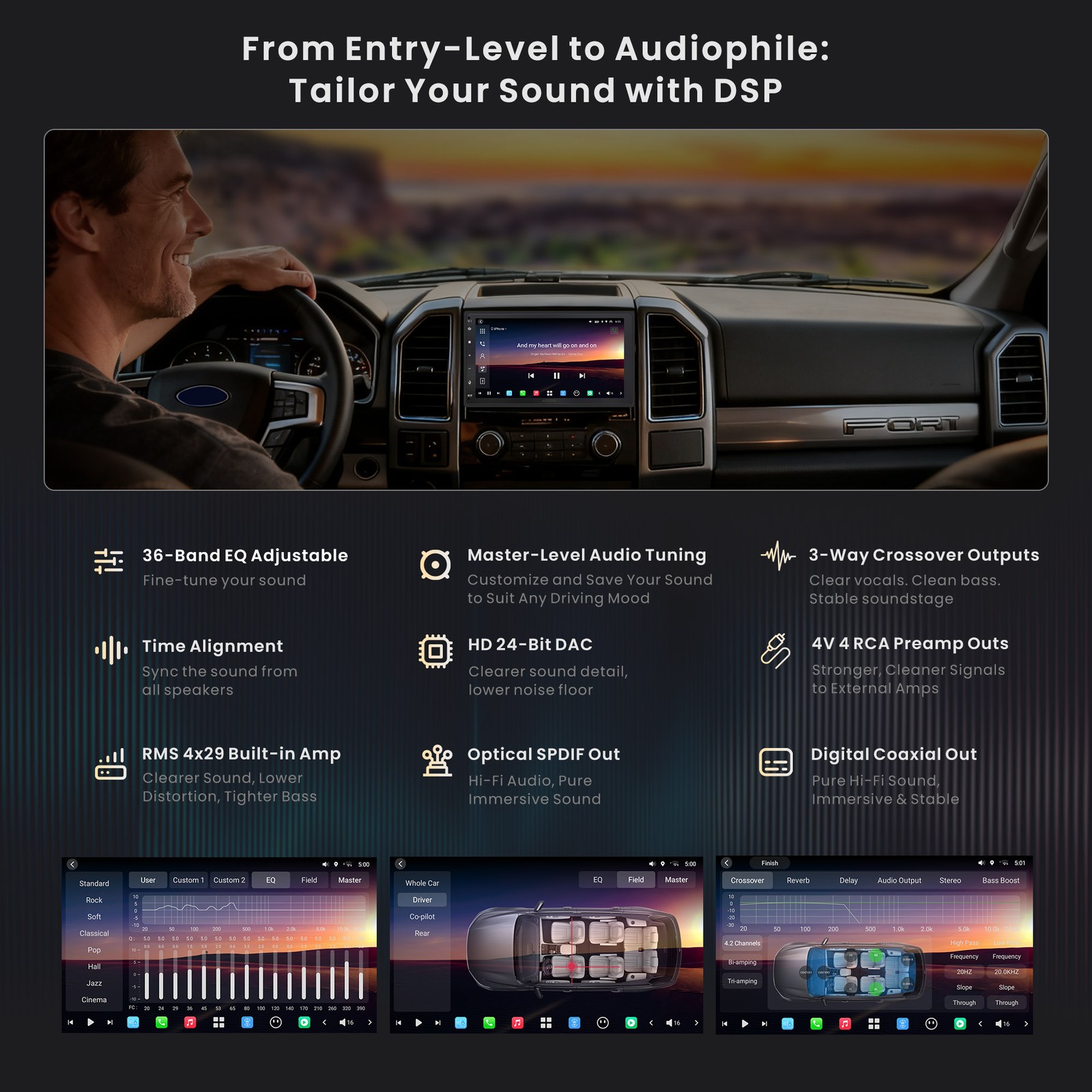 ATOTO 7” 2DIN Android Car Stereo Carplay&Android Auto Advanced AI Vision 8+128G