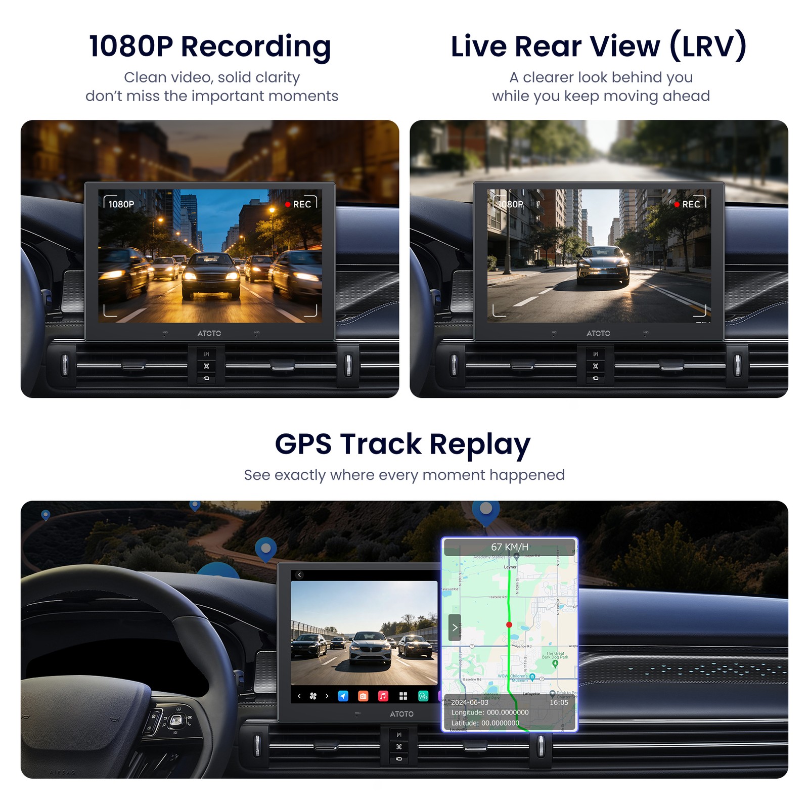 ATOTO 7” 2DIN Android Car Stereo Carplay&Android Auto Advanced AI Vision 8+128G