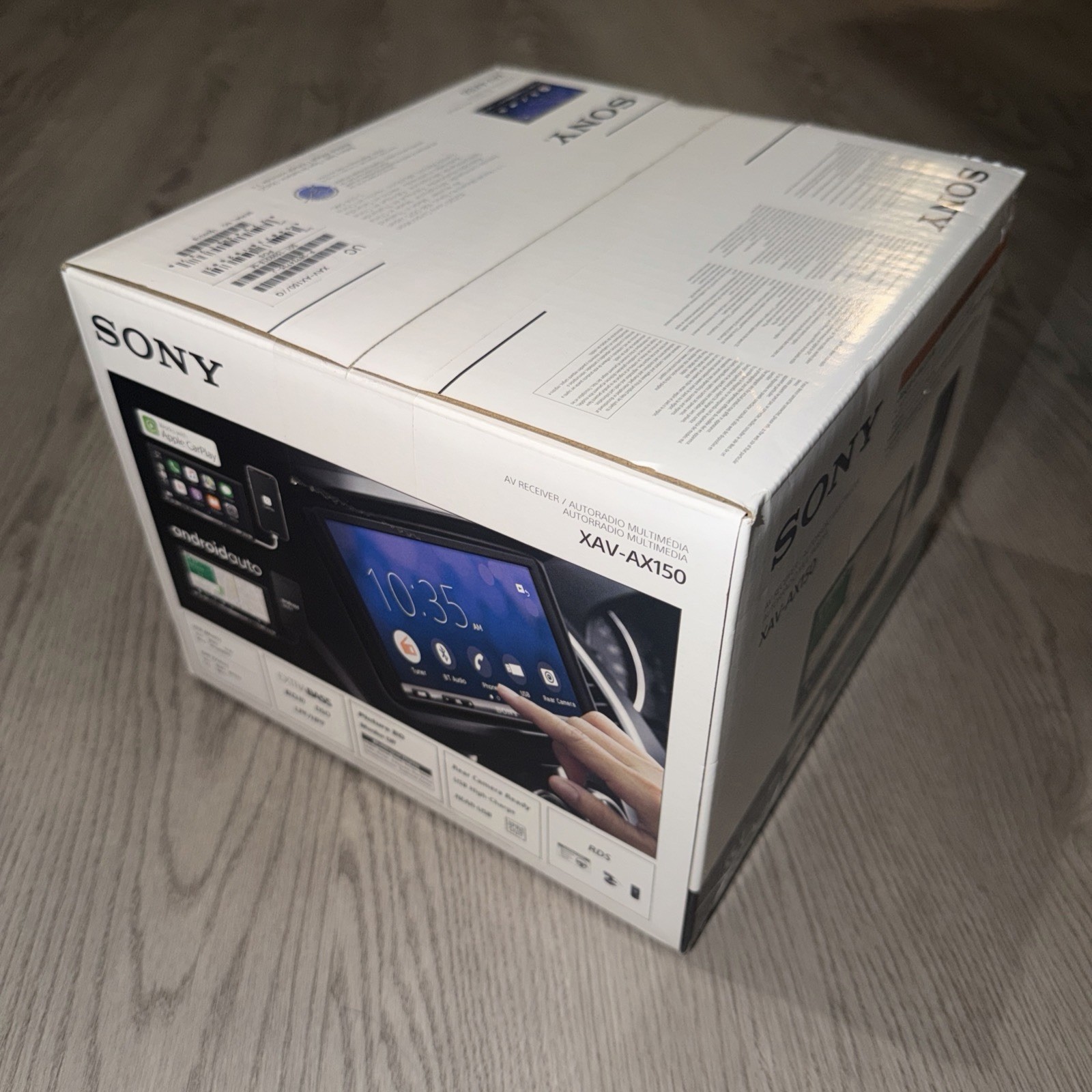 Sony XAV-AX150 Apple CarPlay/Android Auto 7″ Touchscreen-Double-DIN In-Dash Unit