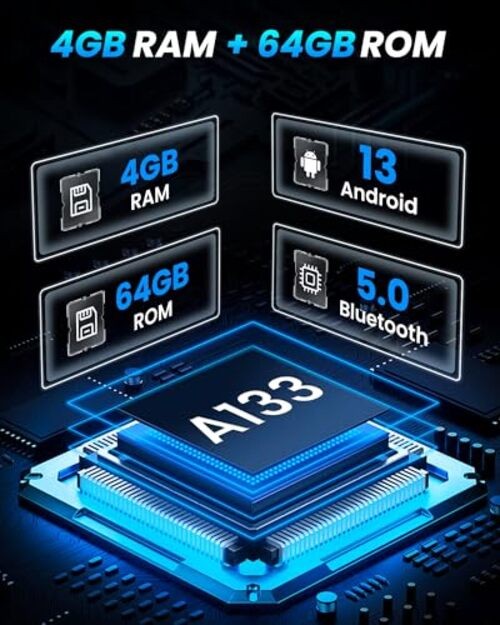 4G RAM+64G ROM Android 15 Radio for 2007-2013 Chevy 7 inch 4GB RAM + 64GB ROM