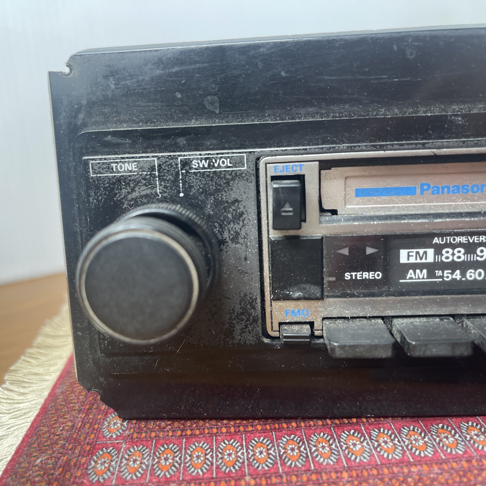 PANASONIC CQ-S520EU AM/FM Stereo Cassette TAPE Player Radio Dolby Japan