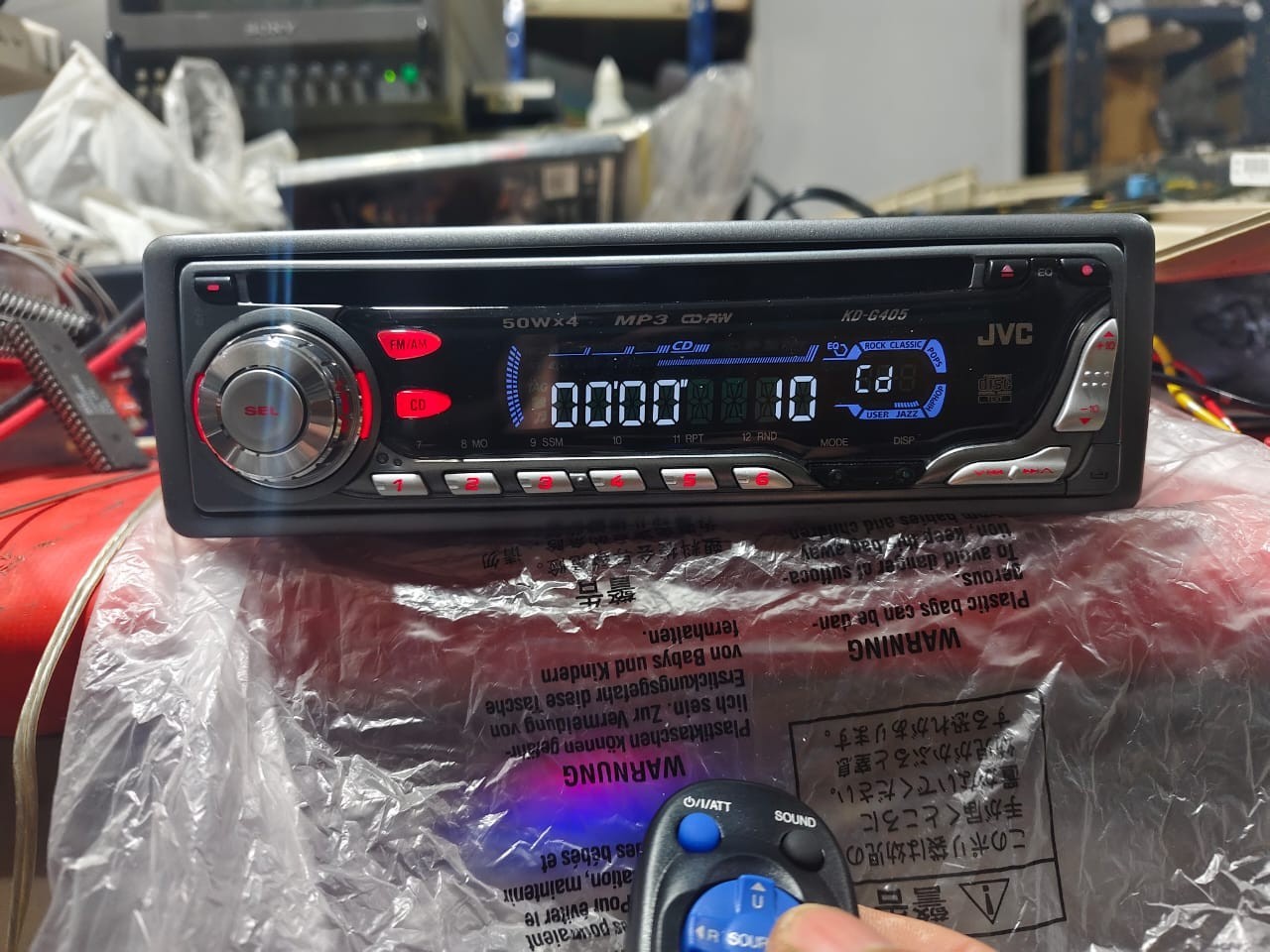 JVC KD-G405 Car Stereo CD/MP3 Receiver New Boxed
