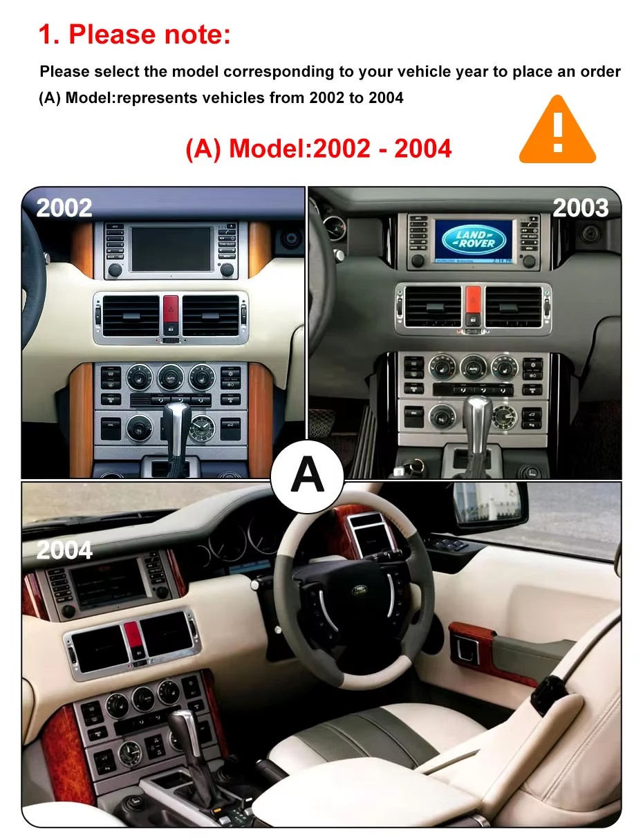 10.25″ Vertical Android Radio For Land Range Rover V8 L322 2005-2012 4+46GB
