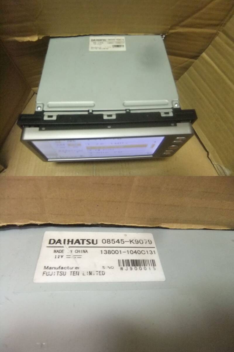 Daihatsu genuine wIDe 2DIN SD navigation NSCT-W62D map data 2011 edition ◆Used i