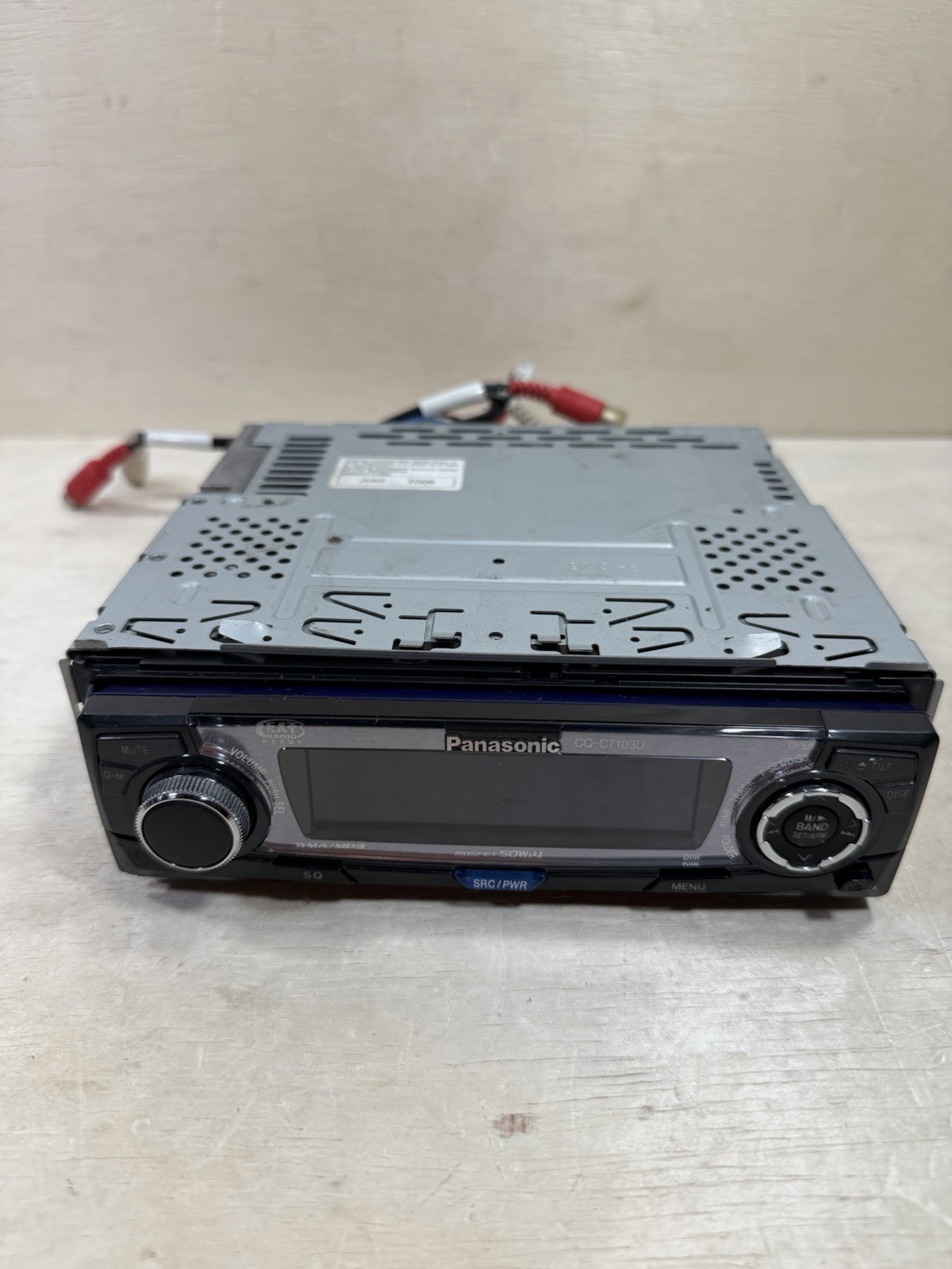 🔥RARE Panisonic CQ C7103U car stereo deck Race Cars On 3D Matrix Display 50×4