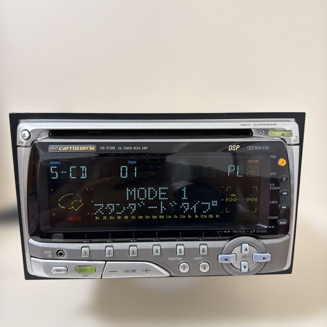 Rare Carrozzeria FH-P700-ZN CD/TAPE/deck operation confirmed