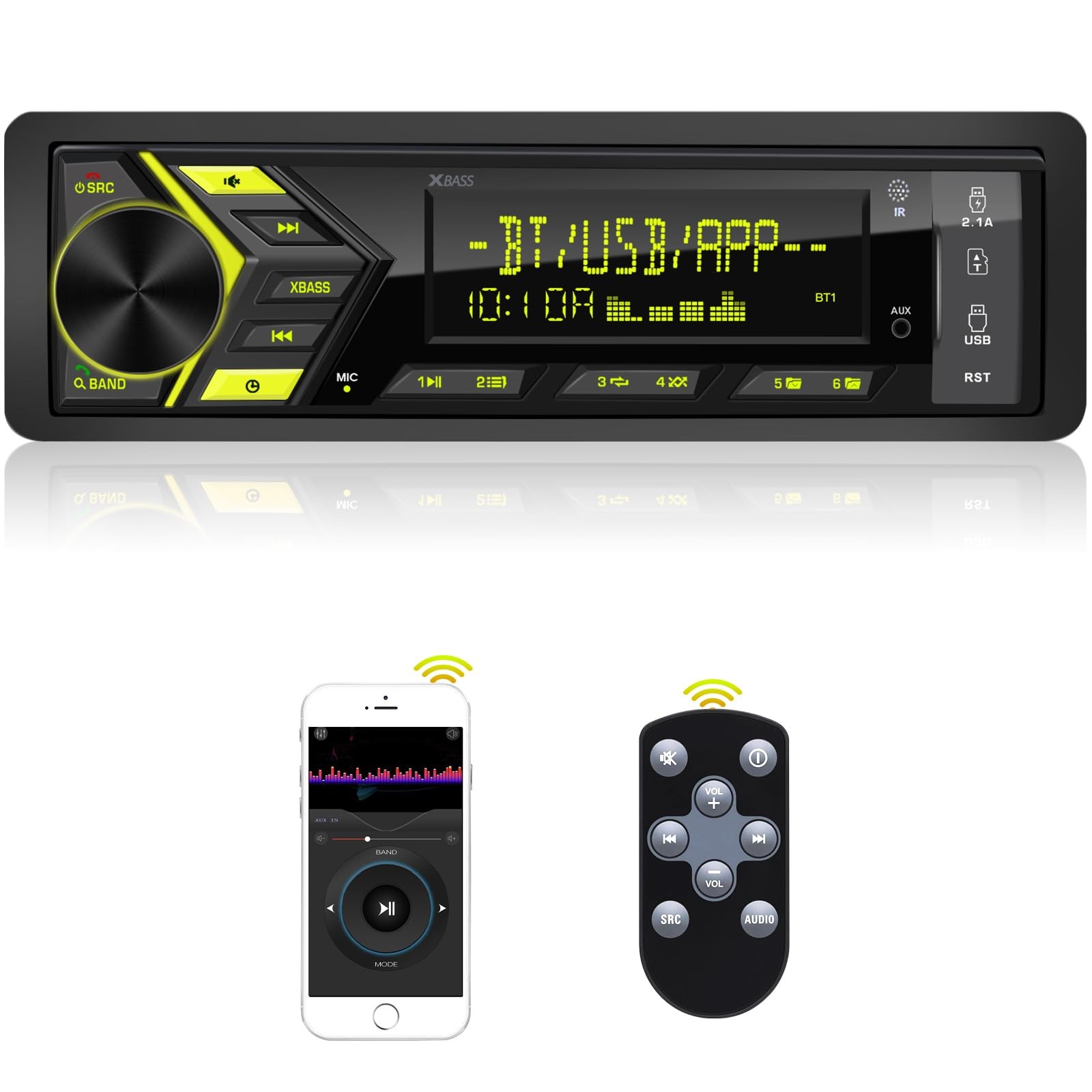 Boss Estereo De Pantalla Para Coche Carro Auto Multimedia Car Stereo LCD Bluetoo