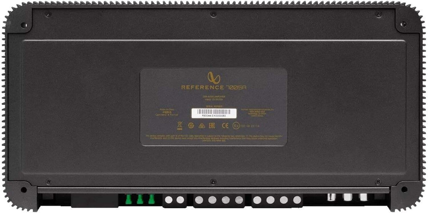 Infinity Reference-7005A 5-Channel Amplifier 50w x 4, 500w x 1, Bass Knob