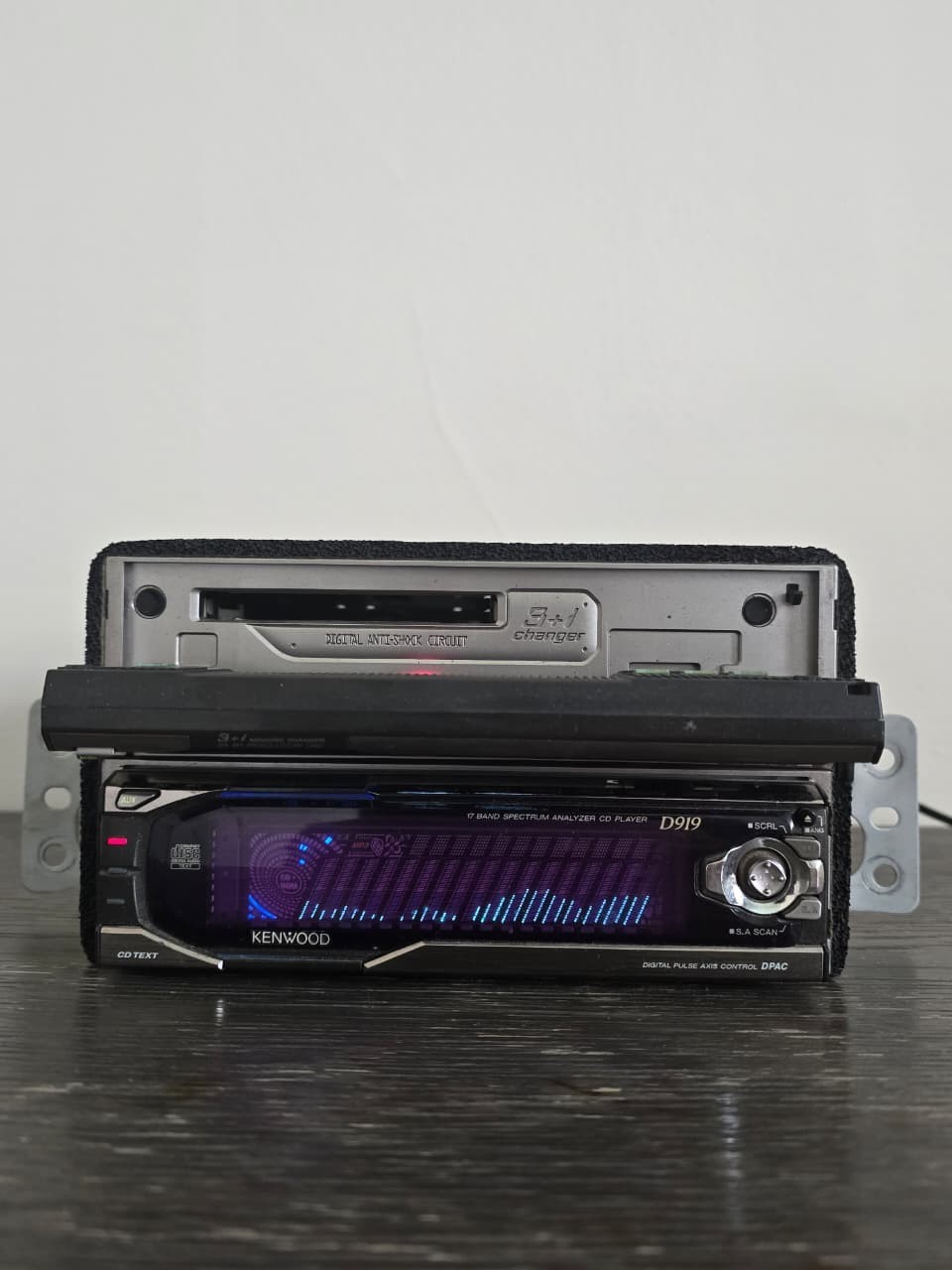 Kenwood MJ919 + D919 CD/3+1 MiniDisc Car Stereo DSP JDM – MD Error 99
