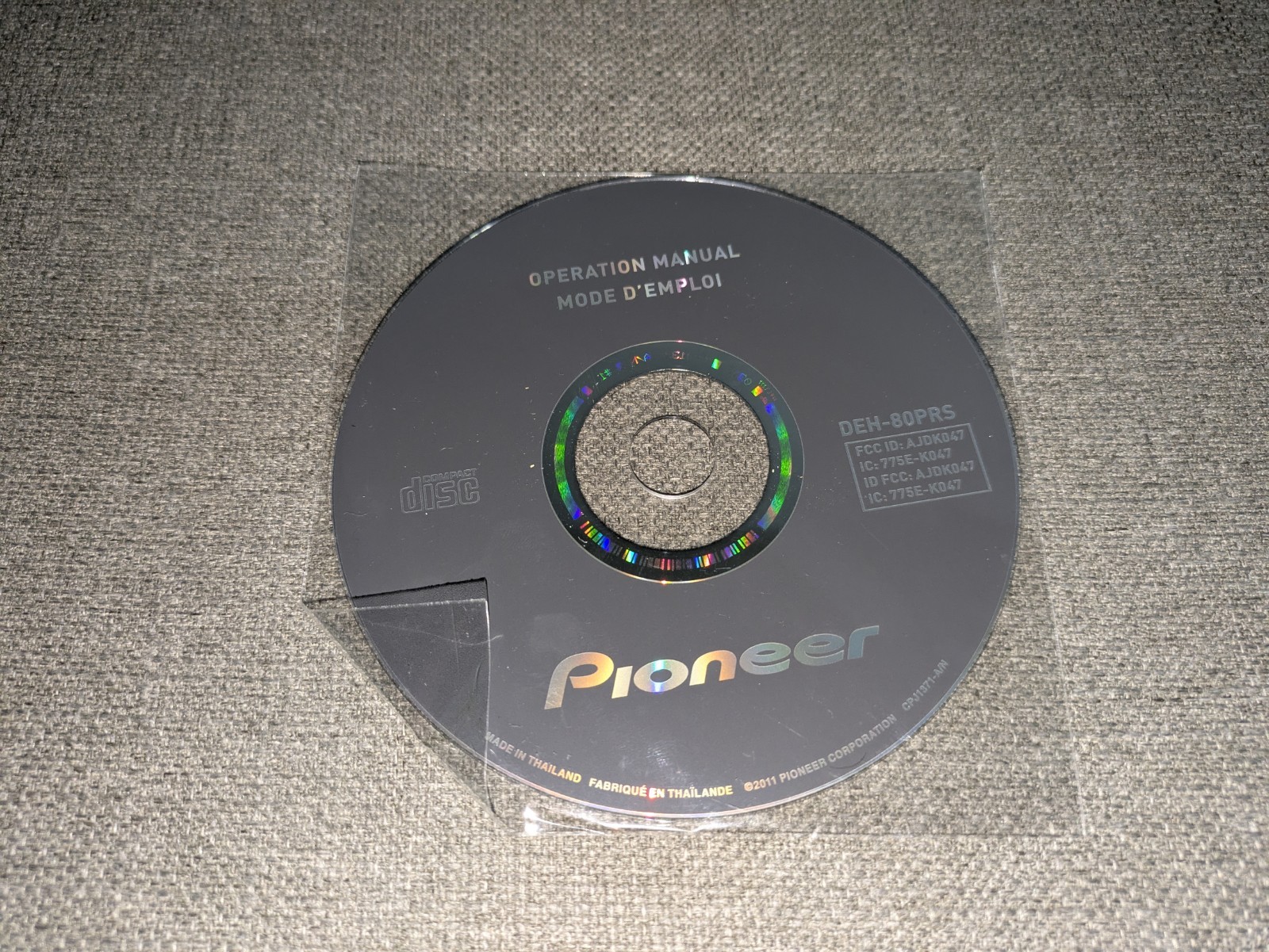 Pioneer DEH-80PRS CD Player “Brand New” Rare