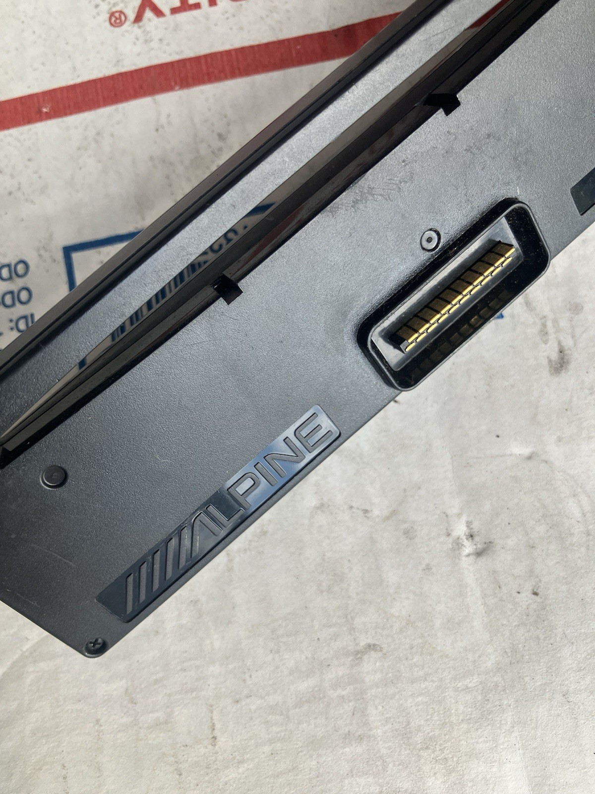 ✅ Alpine CDE 124SXM CD Car Stereo Player Radio FACEPLATE ONLY