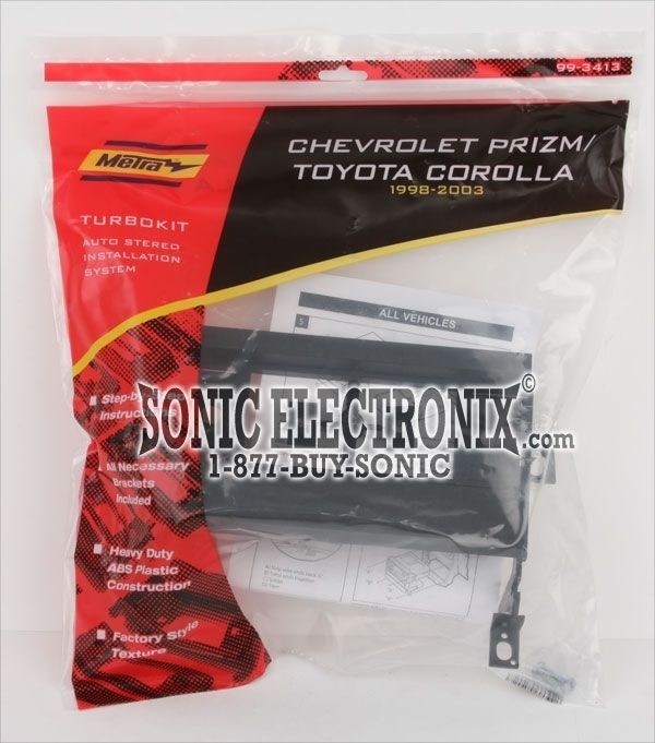 1998-2002 Toyota Corolla Single-DIN Stereo Package | Alpine