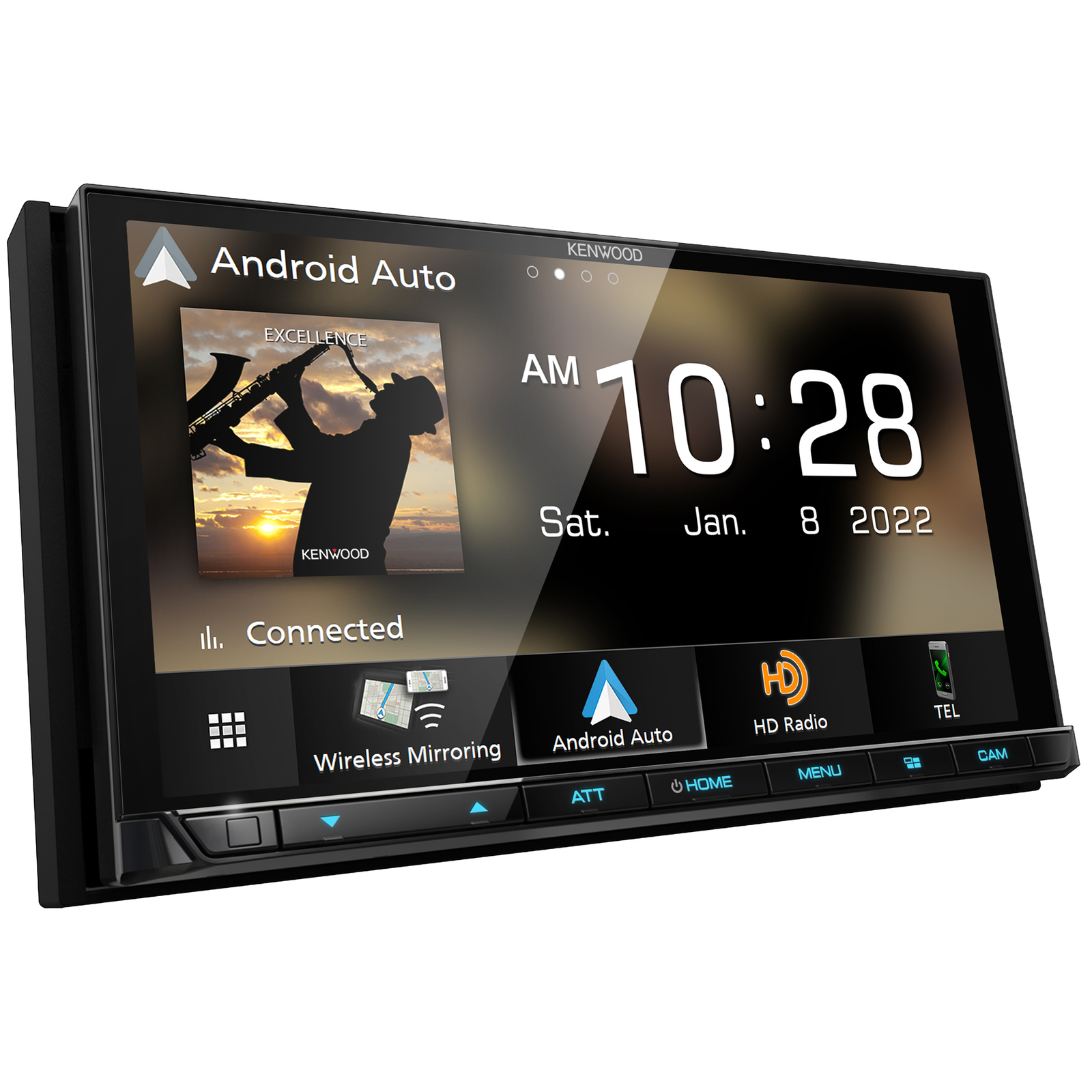 Kenwood DMX958XR, eXcelon 6.8″ Double Din Multimedia Receiver w/ Apple CarPlay