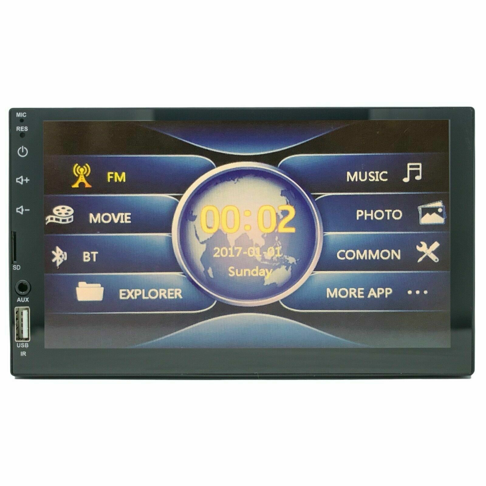 7″ 2 Din Touch Screen Car MP5 Bluetooth MIRROR-LINK CARPLAY Apple/Andriod +CAM