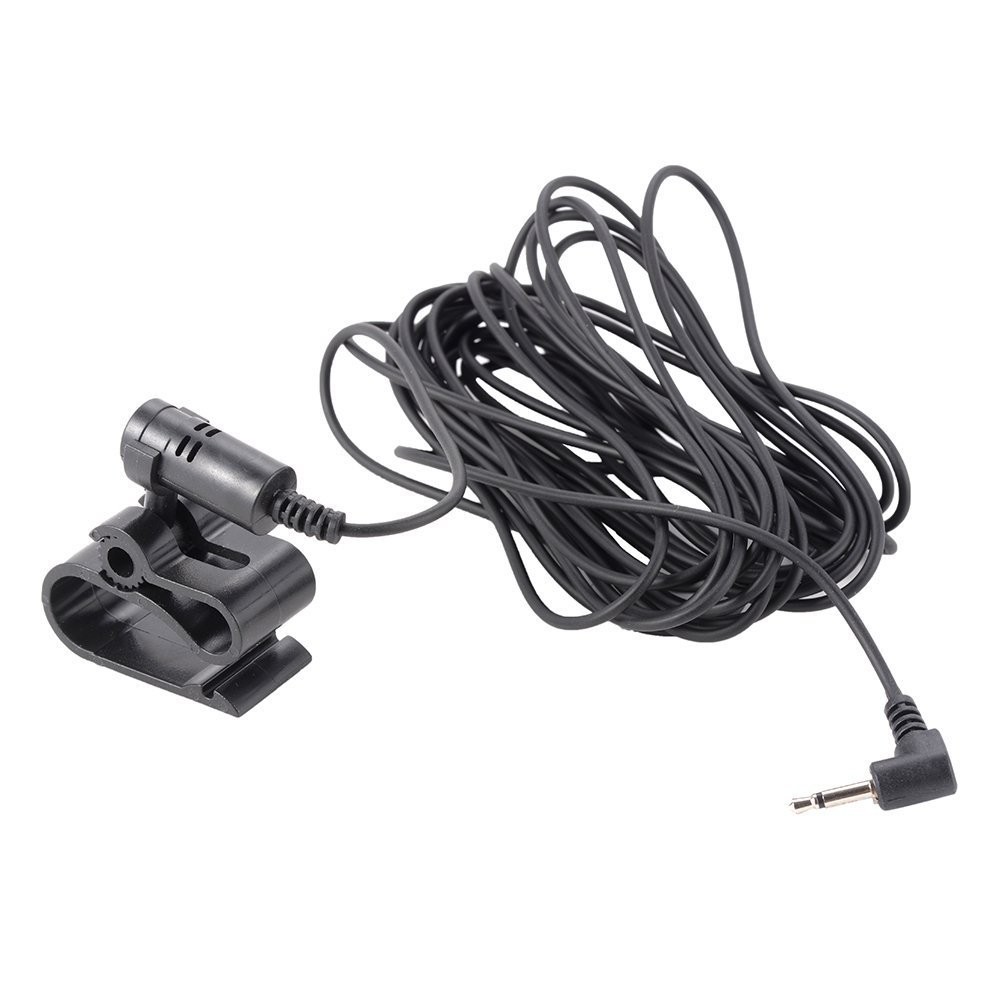 Universal for Pioneer Replacement Bluetooth Microphone Mic 2.5mm Small, BLACK