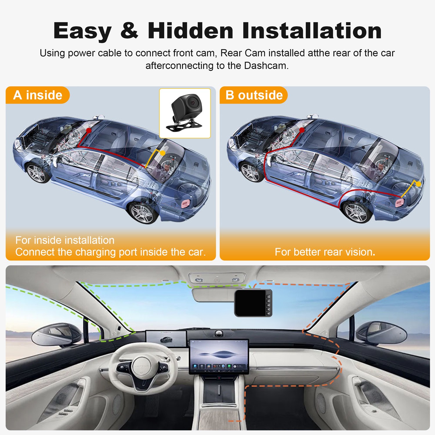 Single Din Car Stereo Wireless Apple CarPlay 6.9 touchscreen Wireless Radio USB