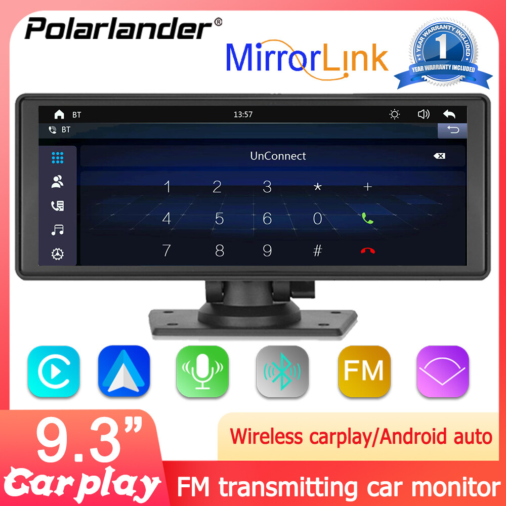 9.3 inch GPS BLackup Camera Bluetooth Android Auto Touch Screen wireless Carplay