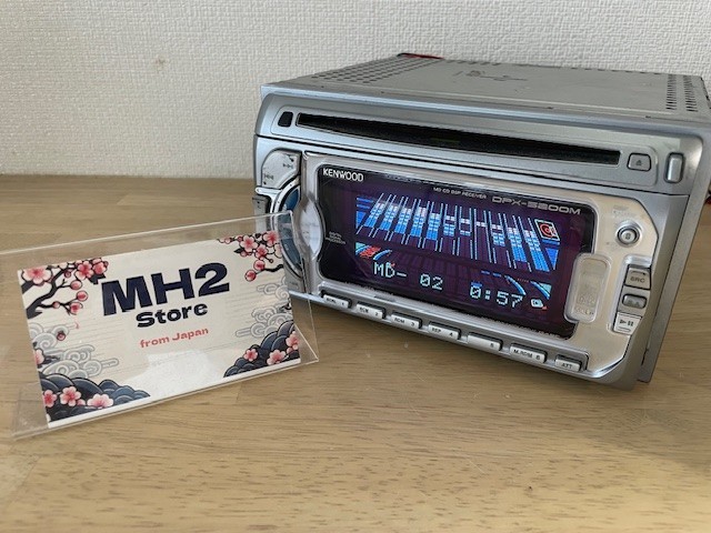 KENWOOD DPX-5200M 2DIN Car Audio CD MD MDLP Player Operation Confirmed Very Good