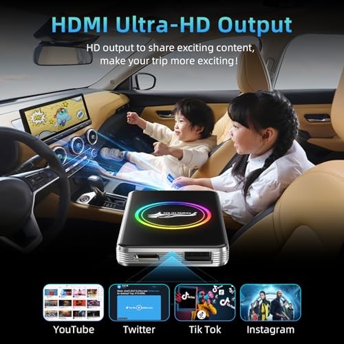 Autolinkr Wireless CarPlay Adapter, Magic AI Box, 3-in-1 for Apple CarPlay &