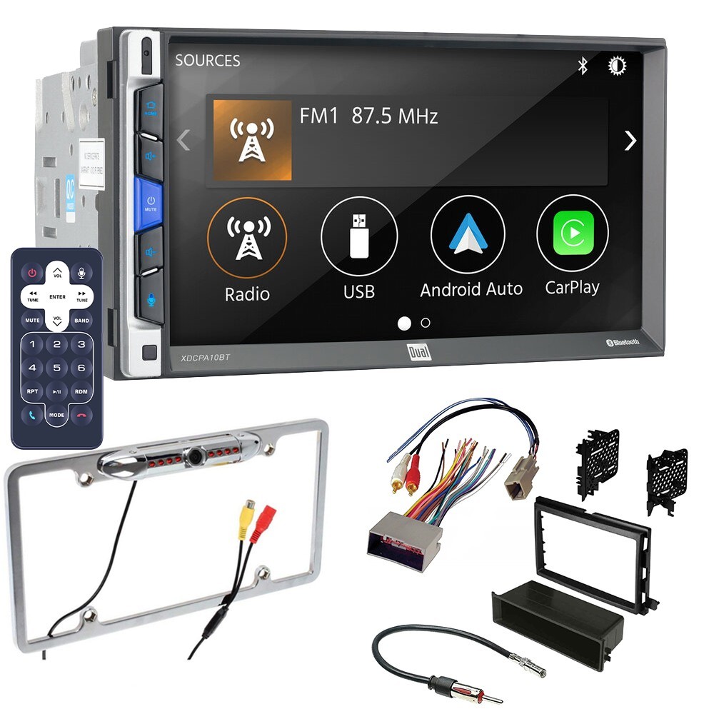 XDCPA10BT Apple Carplay 7″ Car Stereo AM/FM Radio For 2005-2009 Ford Mustang