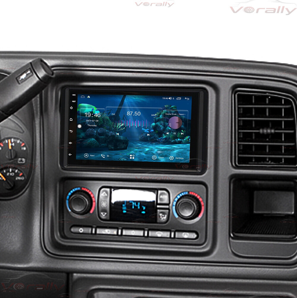 For GMC Sierra 1500 2500 2003-2006 Carplay Android Auto Car Radio Stereo GPS