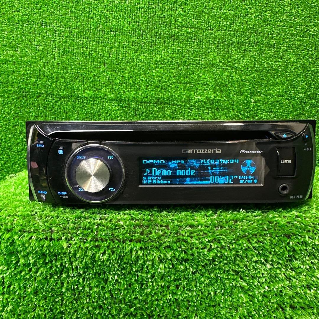Pioneer Carrozzeria DEH-P640 1DIN Car Audio CD USB Added Bluetooth