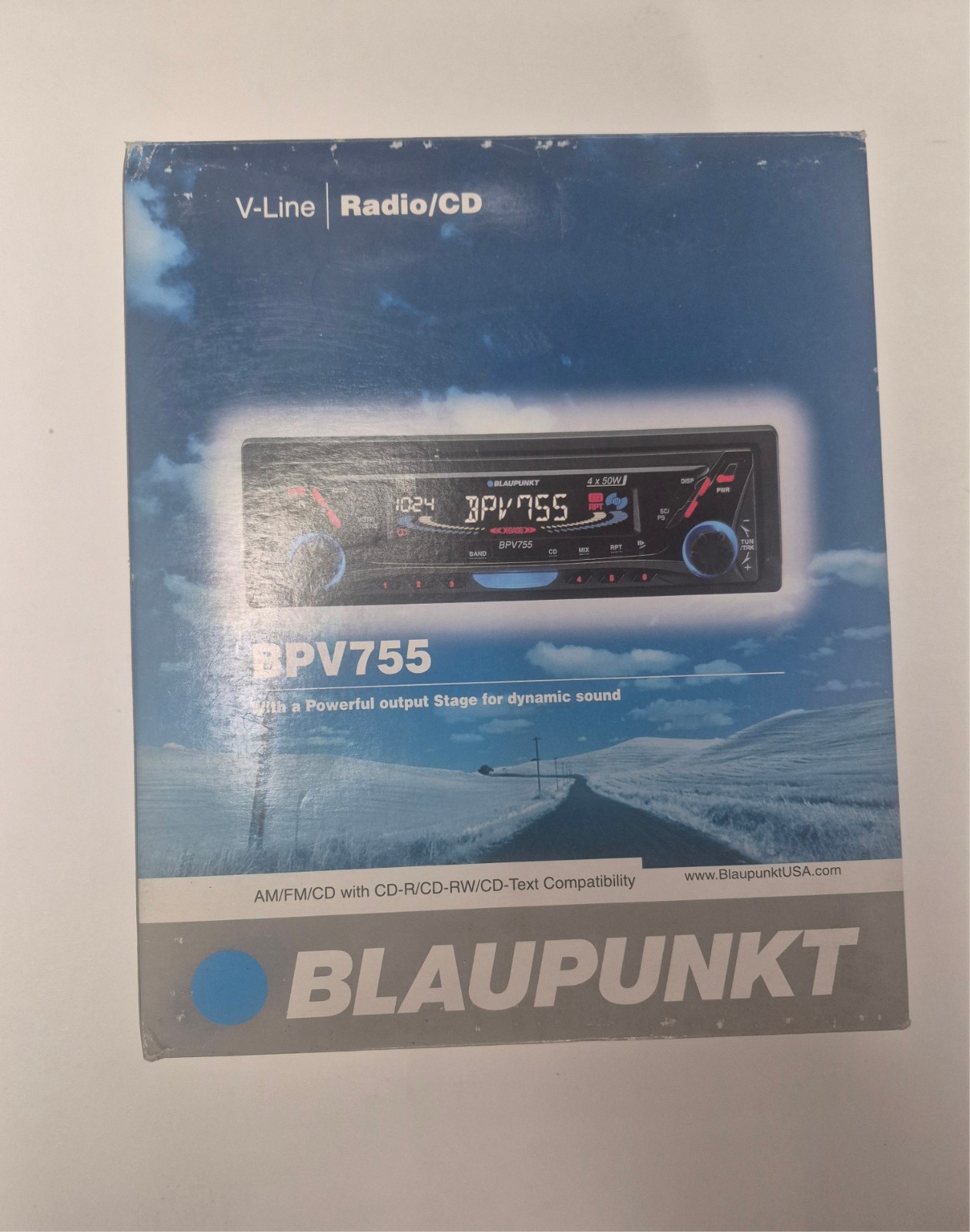 Brand New Vintage Blaupunkt BPV 755 V AM/FM with CD Player In Dash Stereo CD(NOS
