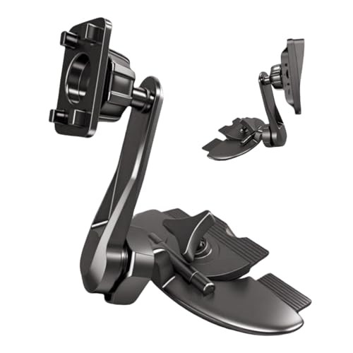 Extended Arm CD Slot Mount for CarPlay Screen Adjustable 360° Rotating