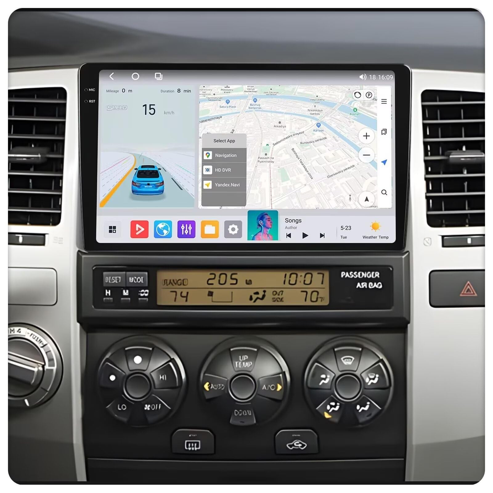 for Toyota 4Runner Radio Upgrade 2003 2004 2005 2006 2007 2008 2009,MekedeTec…