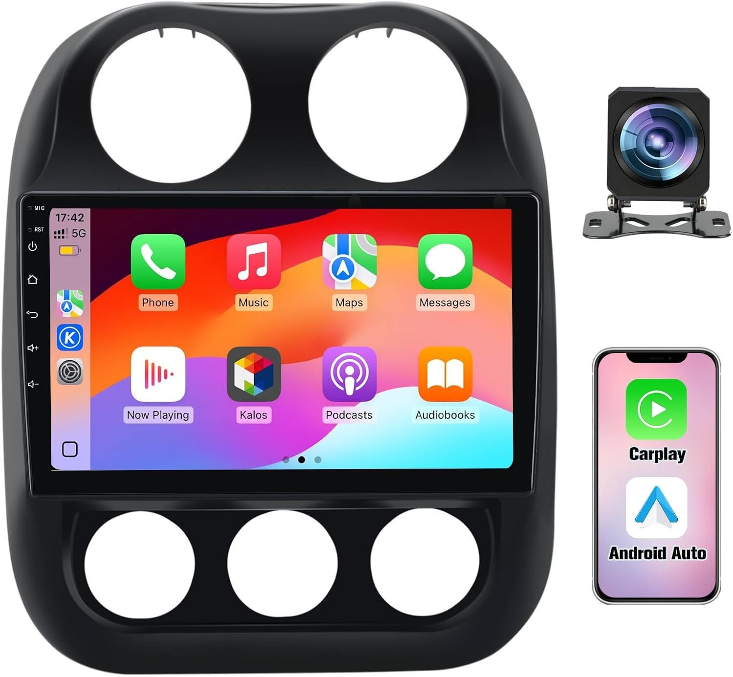 10″ Car Stereo for Jeep Compass Patriot with CarPlay Android