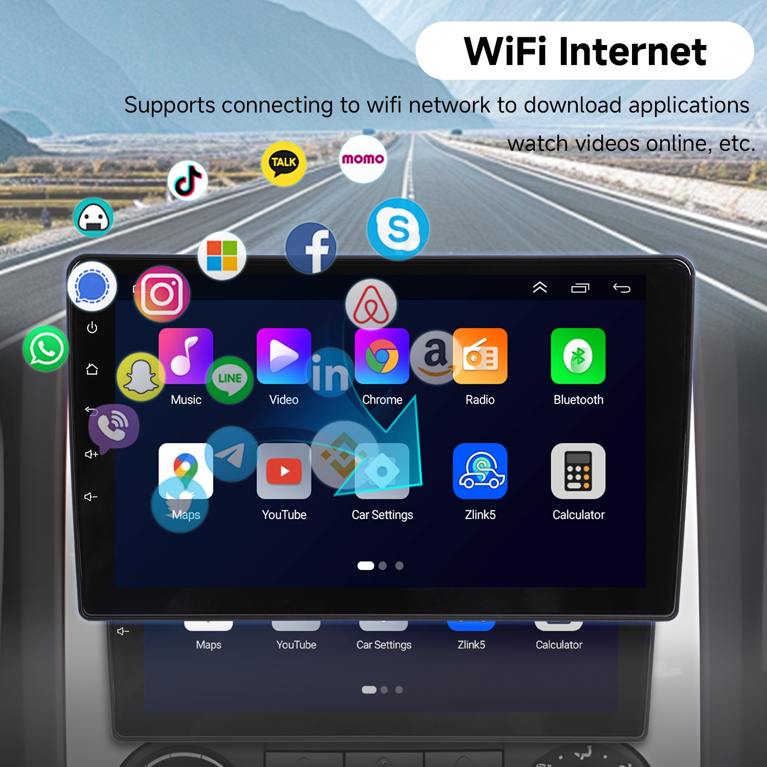 FOR CHRYSLER 300C 2004-2007 ANDROID 15 CARPLAY CAR STEREO RADIO GPS NAVI WIFI BT