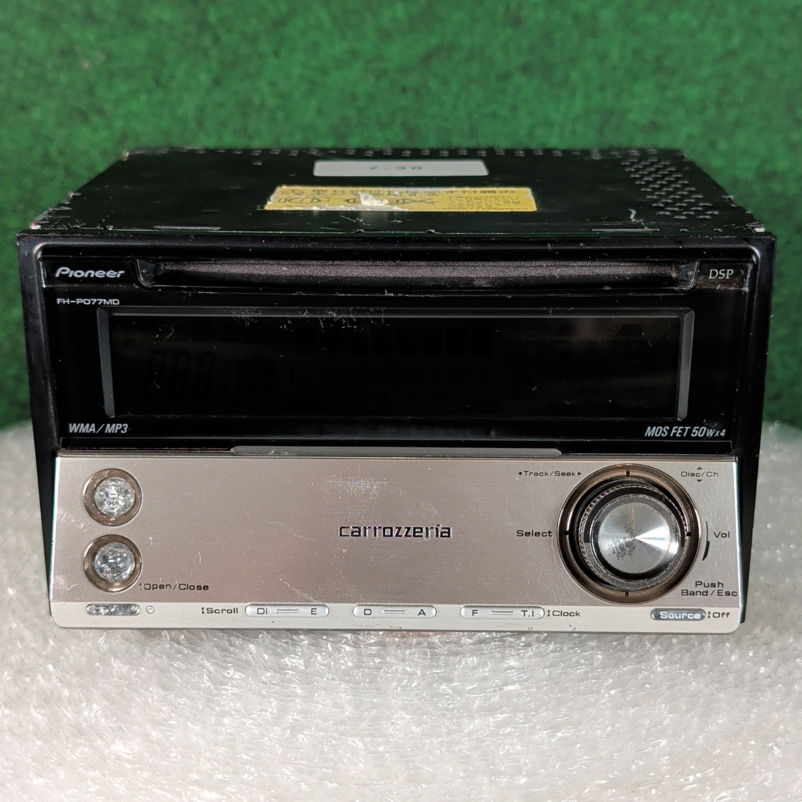 Pioneer Carrozzeria FH-P077MD 2DIN Car Audio CD MD Player JDM Tested