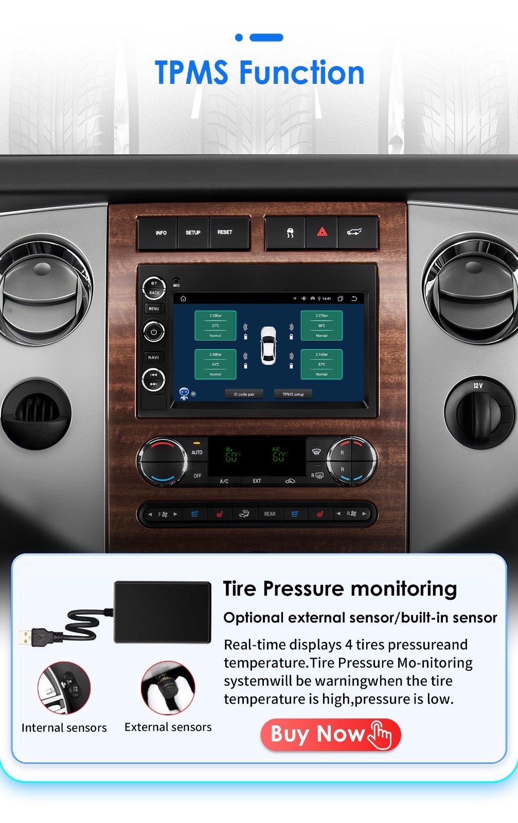 9″ Android14 Car Radio 8+128G CarPlay DSP Touch Screen 360° Camera GPS Stereo BT