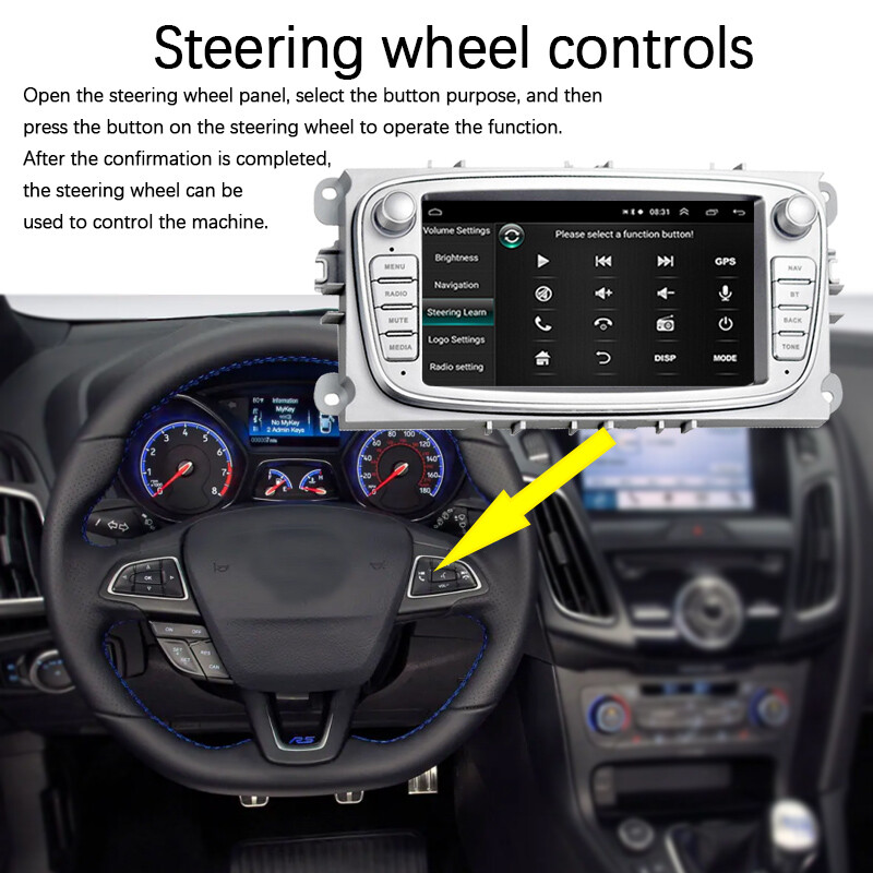 2 Din GPS Biuetooth FM AUX Mirror link TF/USB Touch screen 7 inch MP5 Car Radios