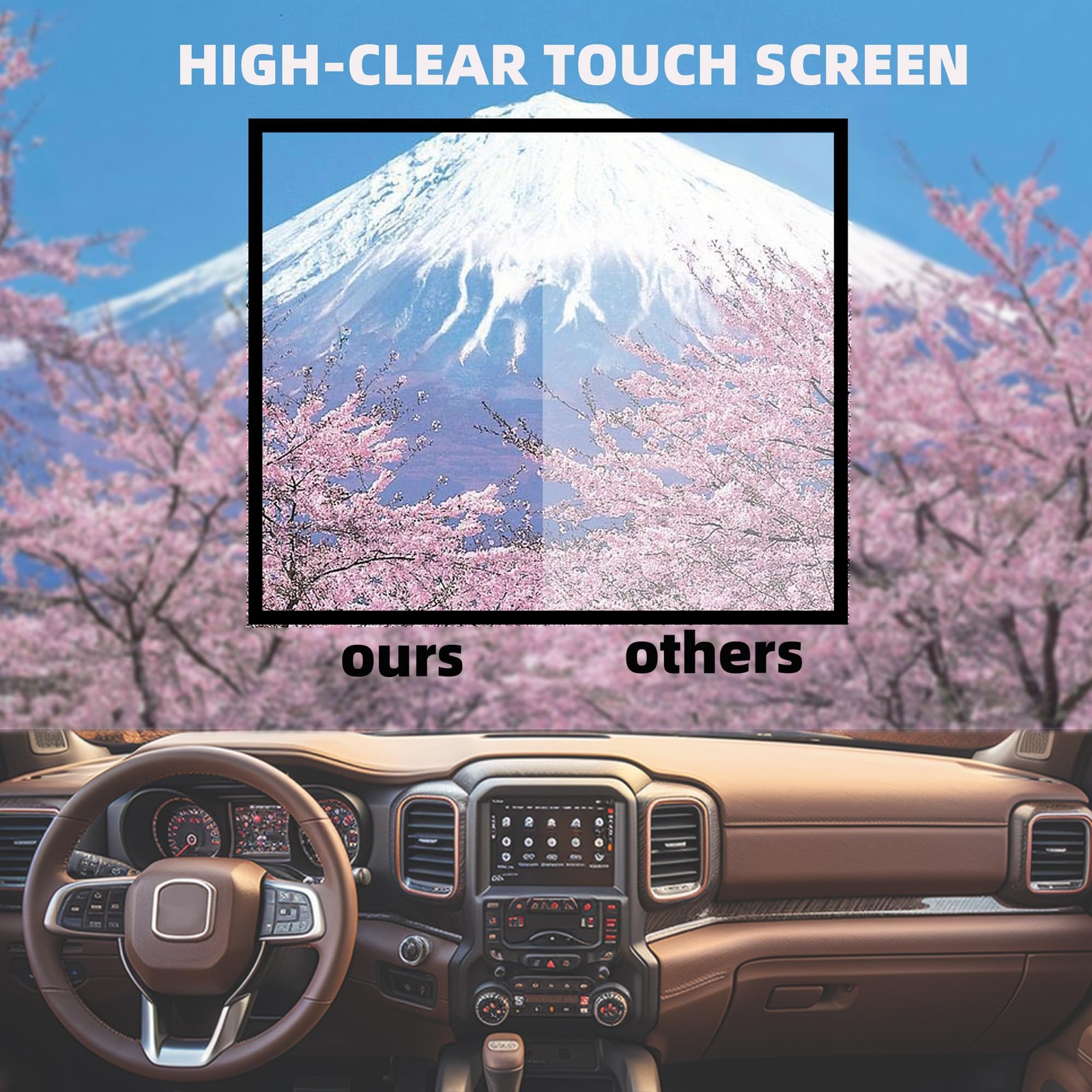 Dasbecan Uconnect 8.4 Navigation Lcd Touch Screen 4C Uaq Nav Radio Compatible