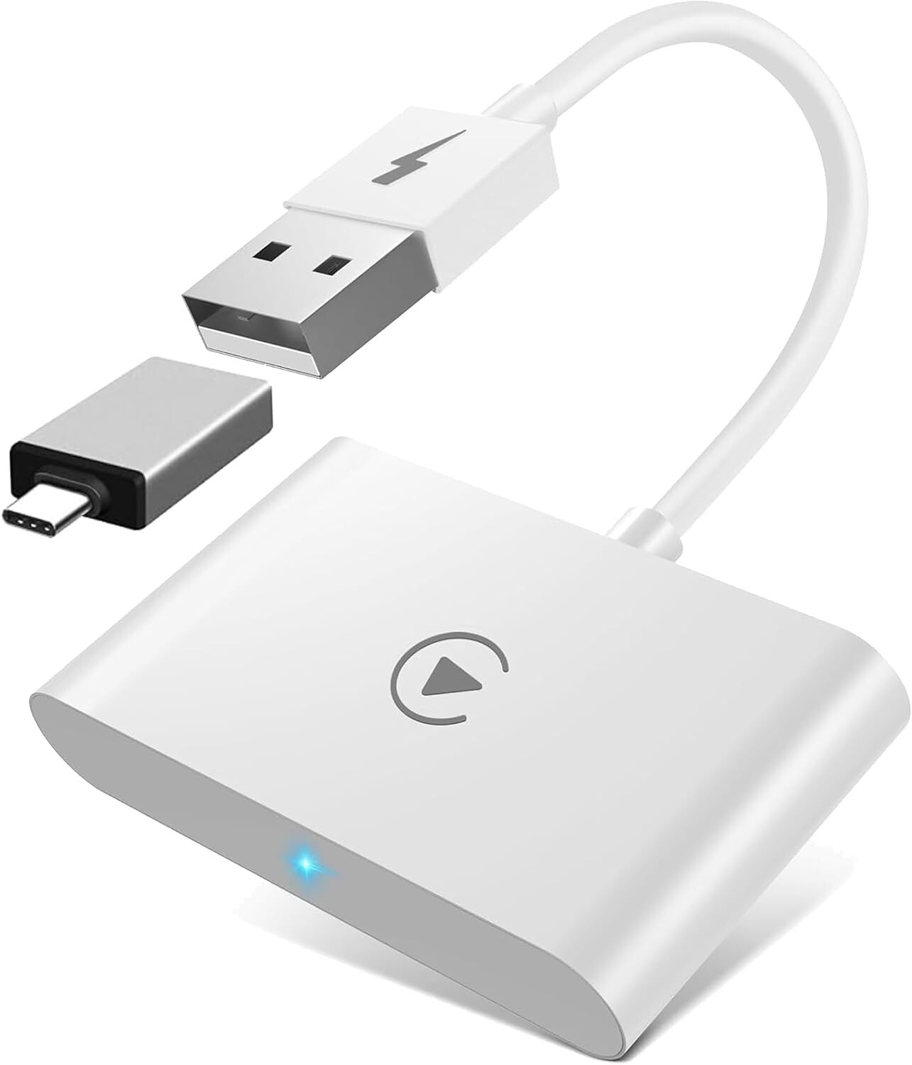 New Wireless CarPlay Adapter Compatible iPhone Dongle Plug & Play Fast Shipping