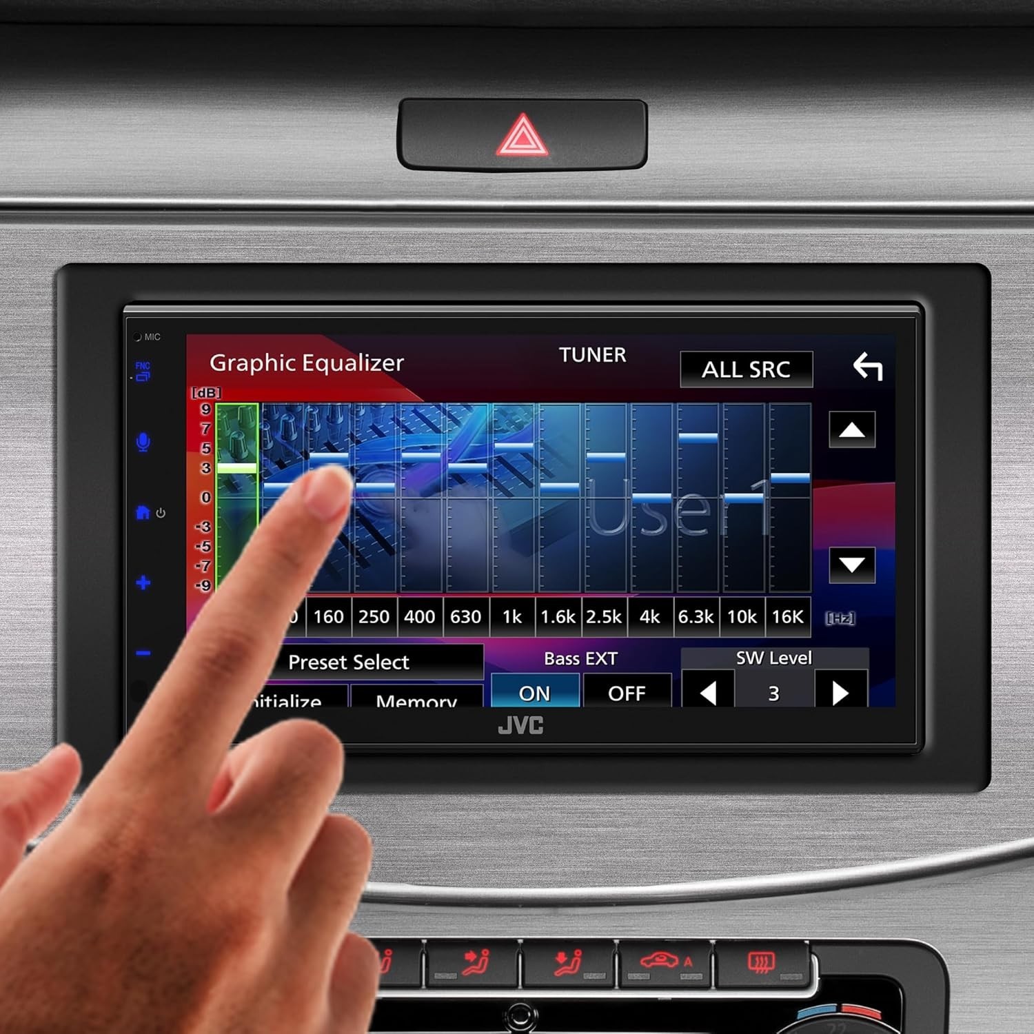 JVC KW-M595BT 6.8″ Multimedia w/ CarPlay & Android Auto Compatibility KWM595BT