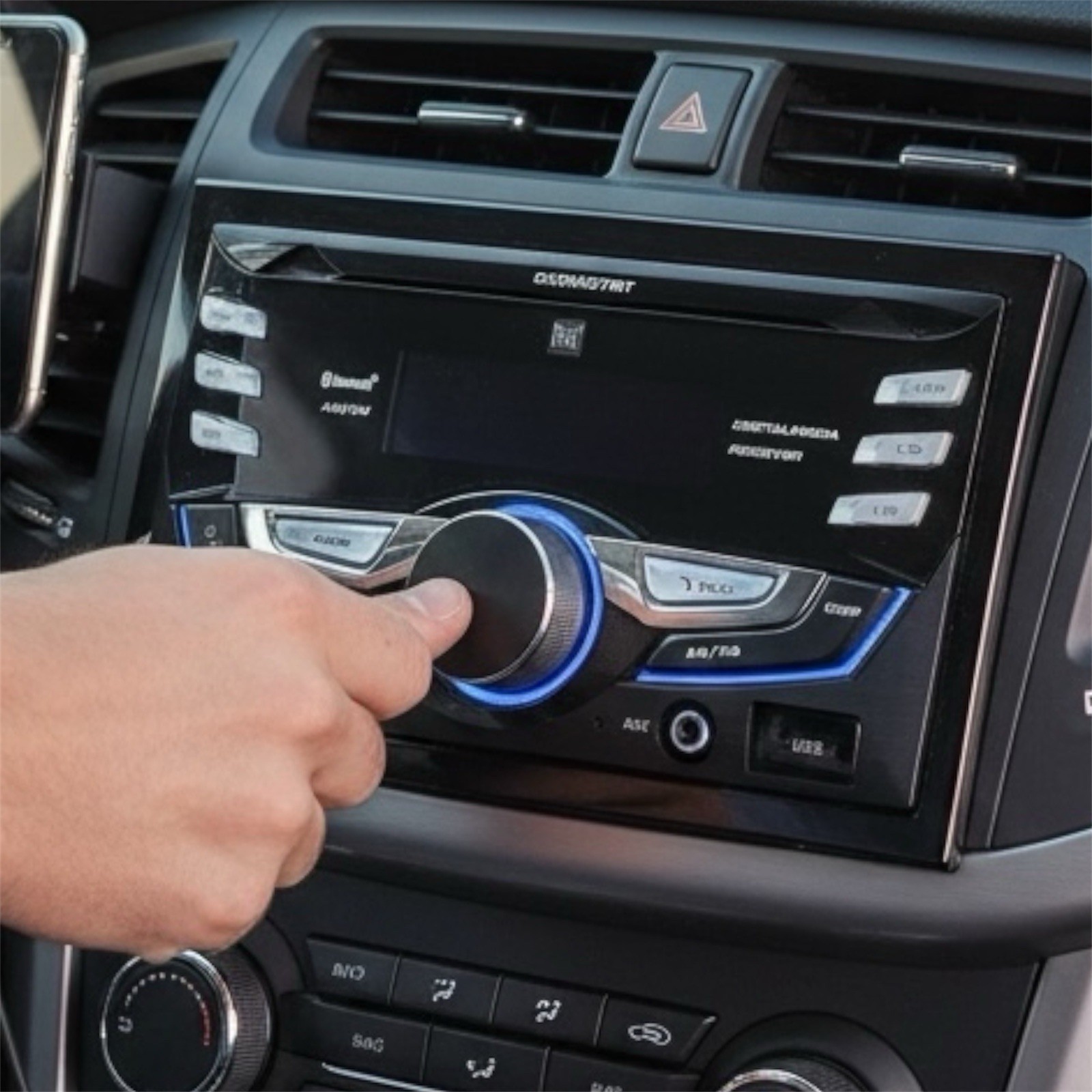 Dual Electronics DXRM57BT 2-DIN Car Stereo AMFM Bluetooth AUX USB Head Unit ONLY