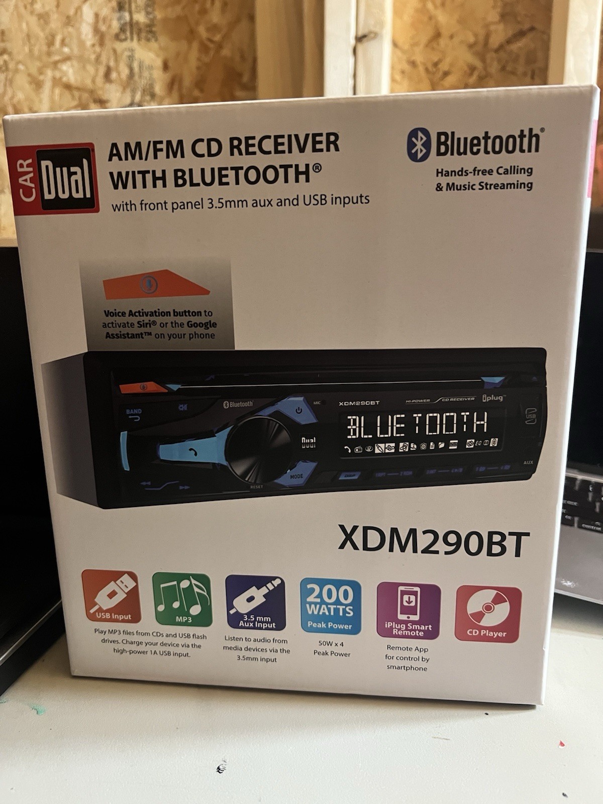 Dual Electronics XDM290BT AM/FM CD Receiver with Bluetooth NEW