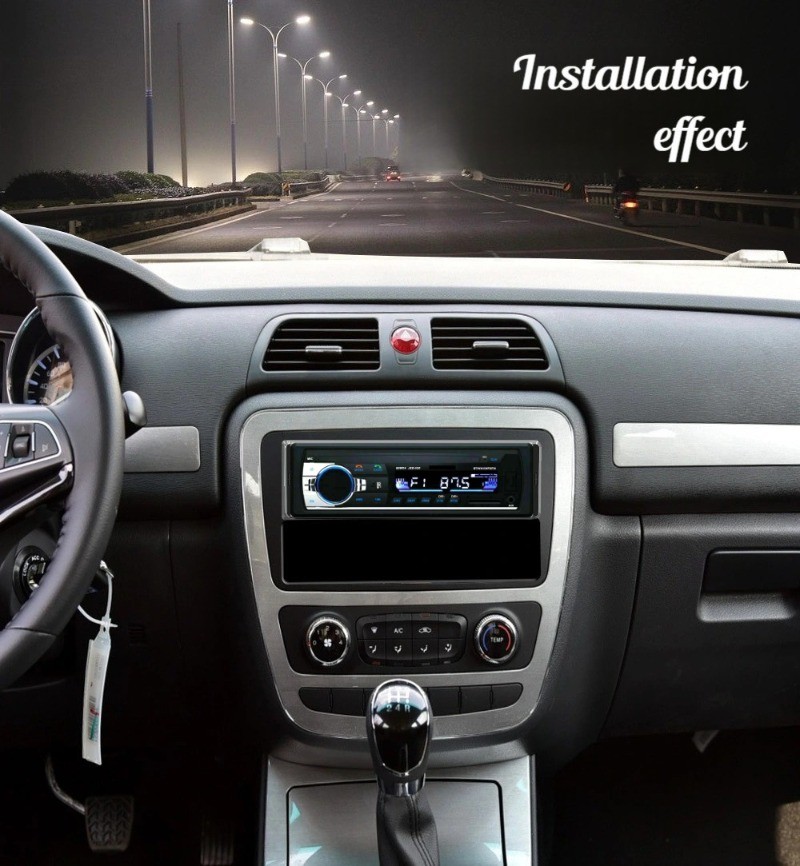 Bluetooth Car Stereo Audio In-Dash FM Aux Input Receiver SD USB MP3 Player Radio