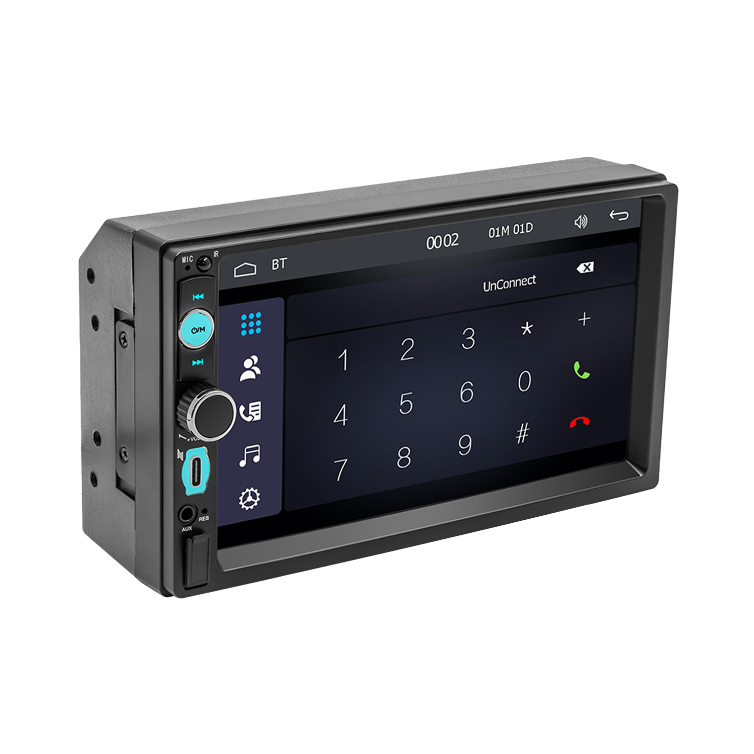 16GB 7″ Touch Screen Stereo Bluetooth Radio Car For Apple/Android Carplay GPS