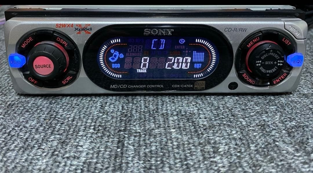 SONY Xplod CDX-C470X 1DIN Car Audio CD Player Tested Working Very Good Condition