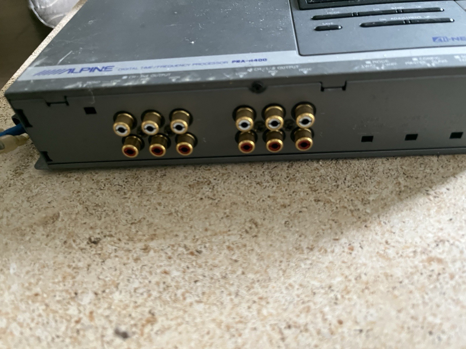 Alpine PRA-H400 Digital Time/Frequency Processor Crossover