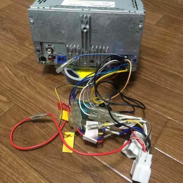 Used FH-P520MD Pioneer Car Audio CD MD Player 2DIN As Is For Parts F/S Japan