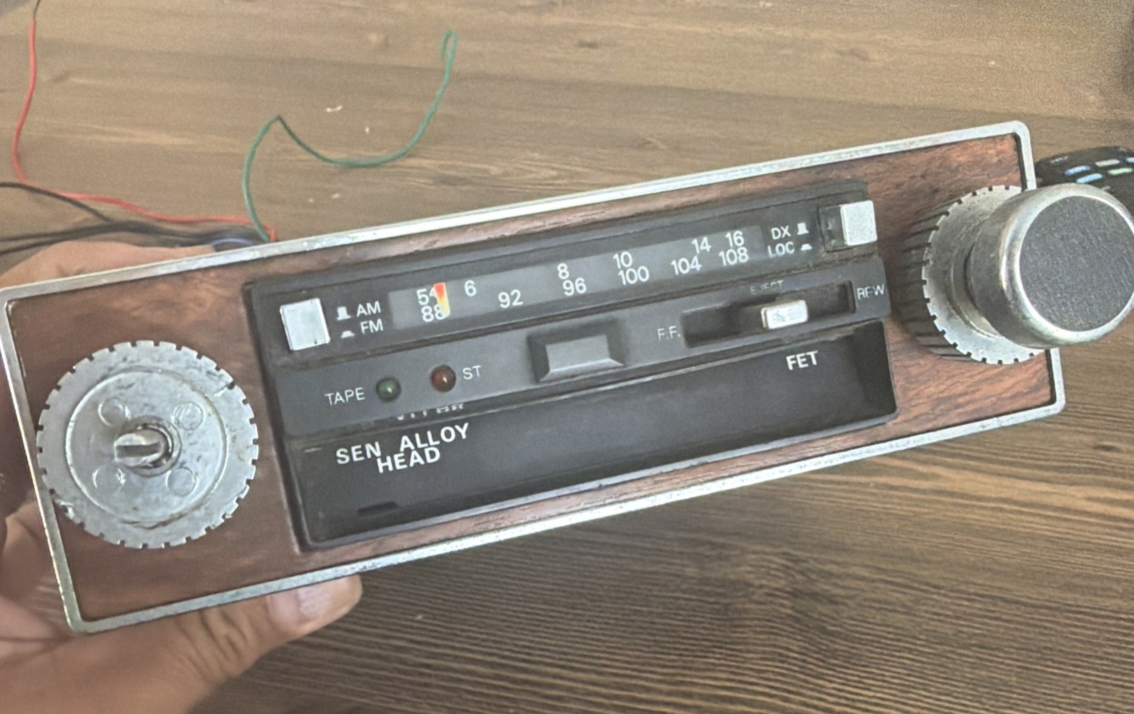Concord HPL-100 Car Cassette Tape Stereo Radio Receiver Old School -Shaft Style-