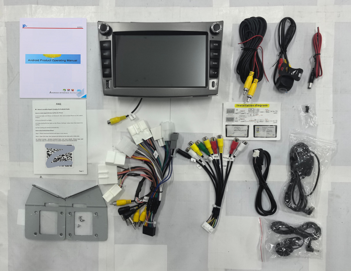 7” 4+64G Android 14 Car Radio for Subaru Legacy Outback 2010-2014 Stereo Carplay