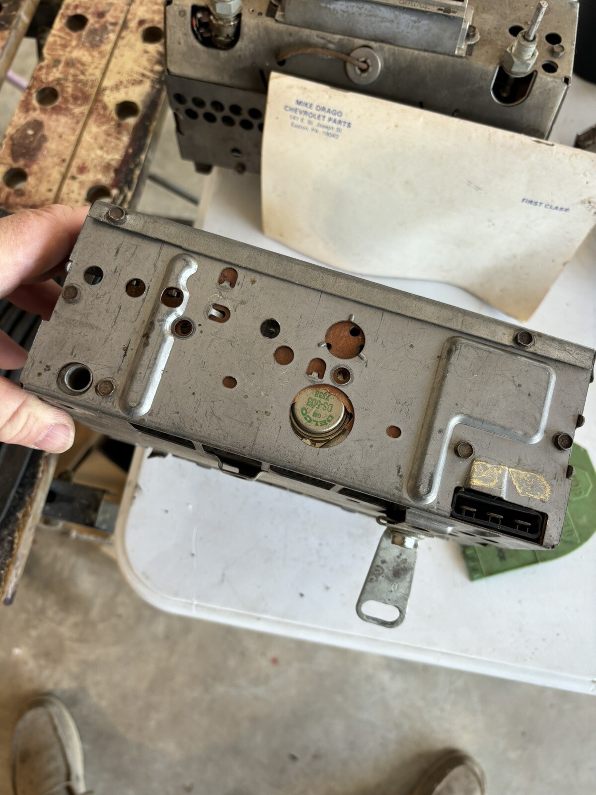 Vintage Delco 7282590-B AM Car Auto Radio 1963 1964 Chevy Untested GM